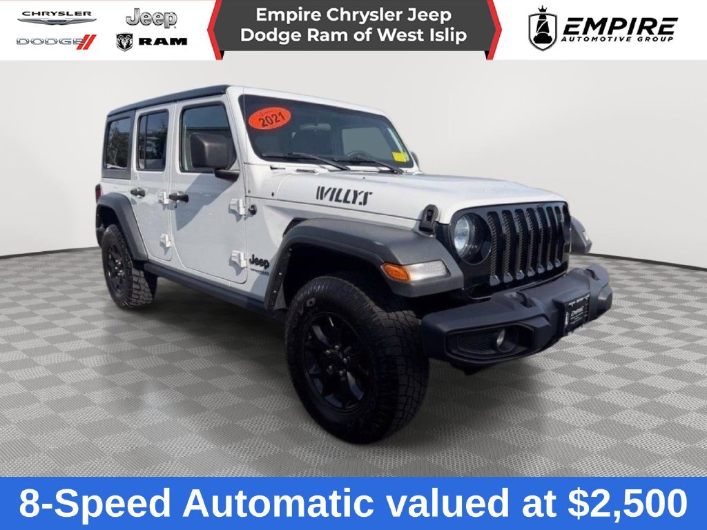 Certified 2021 Jeep Wrangler Unlimited Sport AWD/4WD image 1