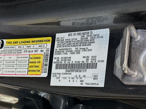 Used 2017 Ford Fusion Sport w/ Equipment Group 401A AWD/4WD image 12
