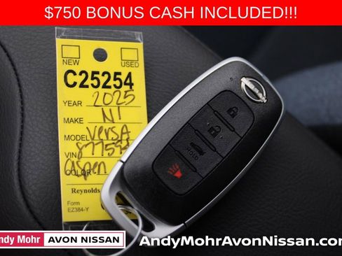 New 2025 Nissan Versa SV w/ Trunk Package image 19