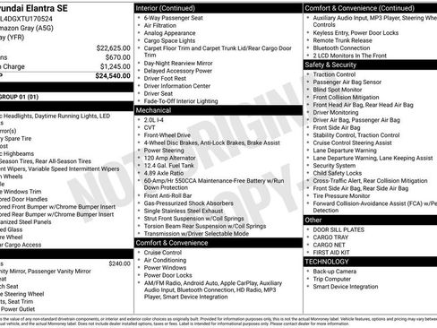 Certified 2026 Hyundai Elantra SE FWD image 6