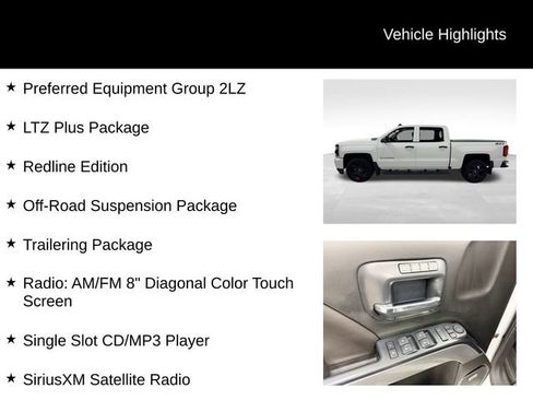 Used 2018 Chevrolet Silverado 1500 LTZ Z71 w/ Redline Edition AWD/4WD image 27