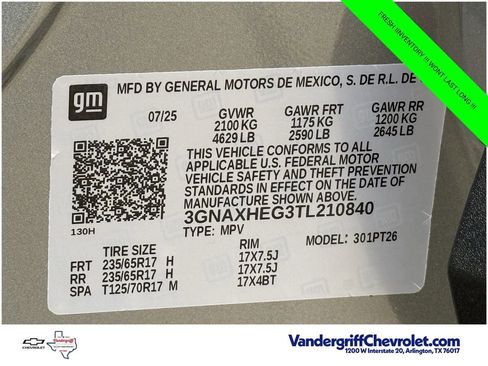 Certified 2026 Chevrolet Equinox LT FWD image 25