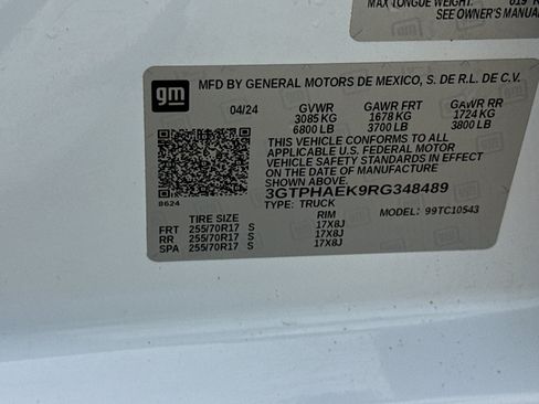 Used 2024 GMC Sierra 1500 Pro w/ Pro Value Package RWD image 32