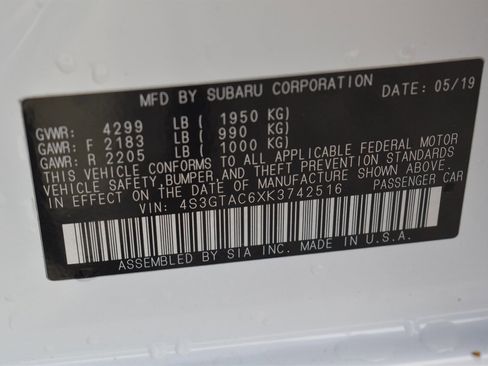 Used 2019 Subaru Impreza 2.0i Premium image 34