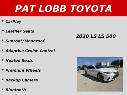 Used 2020 Lexus LS 500 w/ Interior Upgrade Package RWD image 27