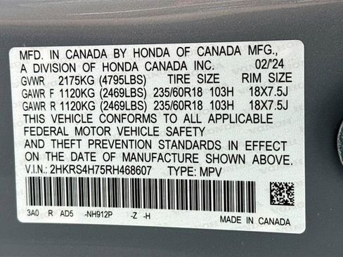 Certified 2024 Honda CR-V EX-L image 36