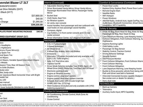 Used 2023 Chevrolet Blazer LT image 42