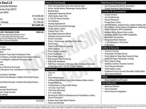 Used 2022 Kia Soul LX w/ Technology Package FWD image 2
