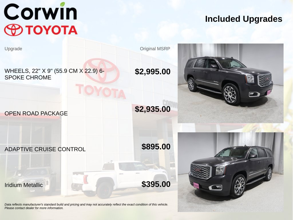 Used 2018 GMC Yukon Denali w/ Open Road Package AWD/4WD image 4