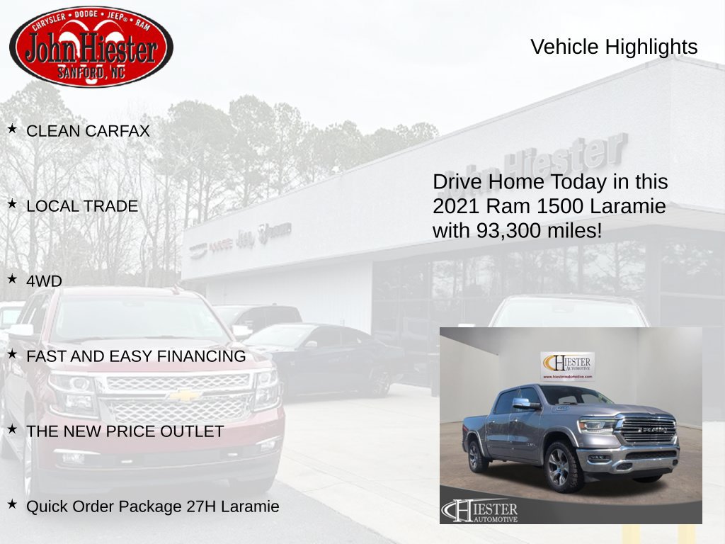 Used 2021 RAM 1500 Laramie AWD/4WD image 6