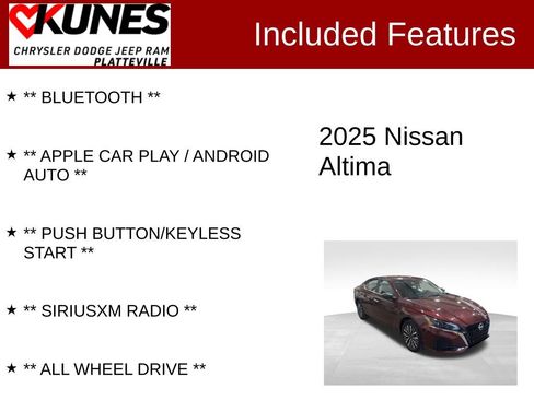 Used 2025 Nissan Altima 2.5 SV image 2