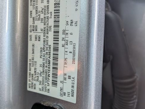 Used 2021 Ford F150 Platinum w/ Equipment Group 701A High AWD/4WD image 32