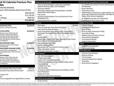 Used 2020 Audi S5 Premium Plus w/ Premium Plus image 34