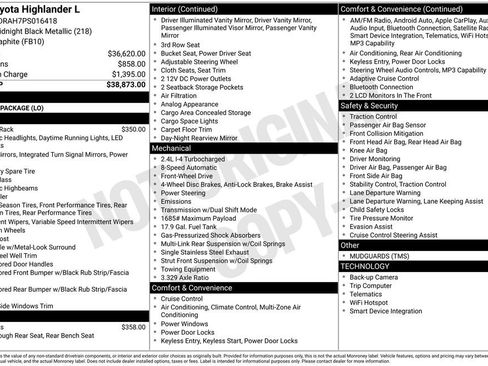 Used 2023 Toyota Highlander L FWD image 26