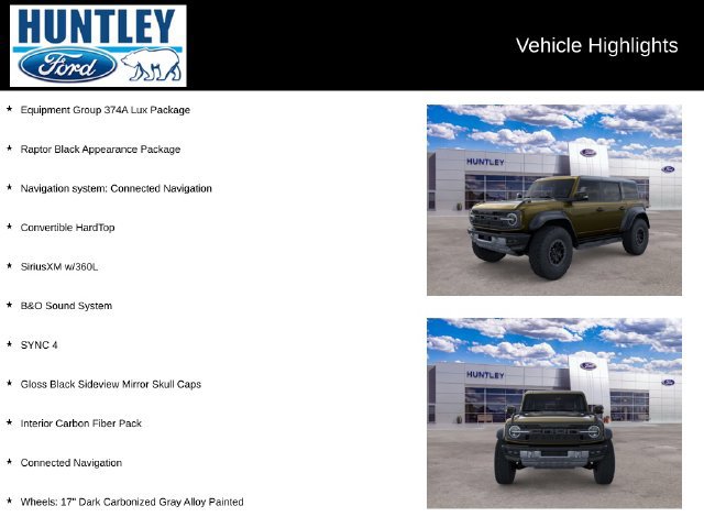 New 2025 Ford Bronco Raptor AWD/4WD image 2