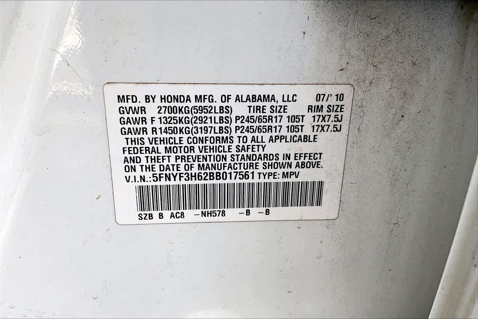 Used 2011 Honda Pilot EX-L image 33