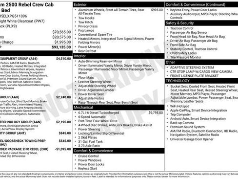 Certified 2023 RAM 2500 Rebel w/ Level 1 Equipment Group image 3