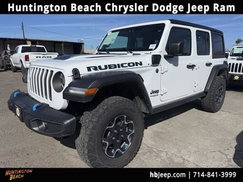 Used 2022 Jeep Wrangler Unlimited Rubicon 4xe w/ Dual Top Group image 1