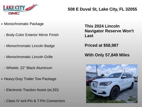 Used 2024 Lincoln Navigator Reserve AWD/4WD image 13