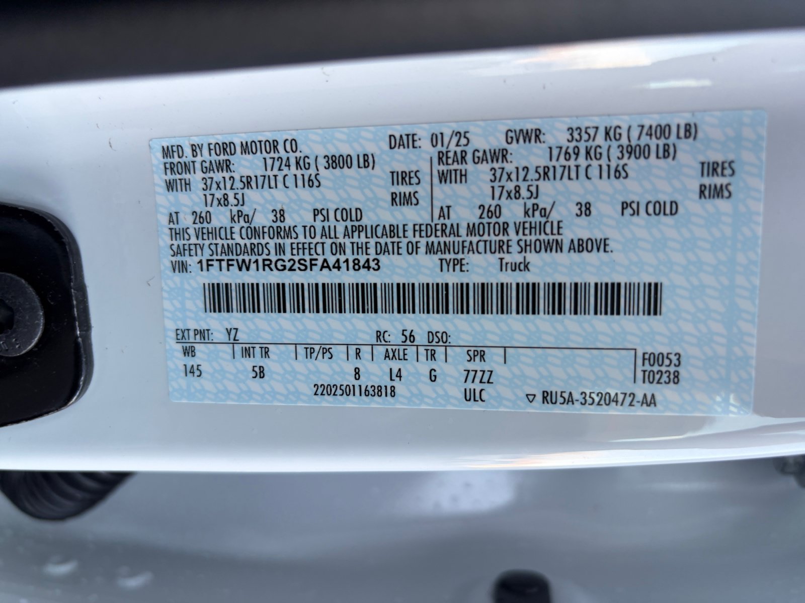 Used 2025 Ford F150 Raptor AWD/4WD image 34