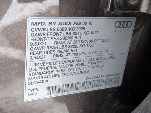 Used 2018 Audi Q7 3.0T Prestige w/ Prestige Package image 37