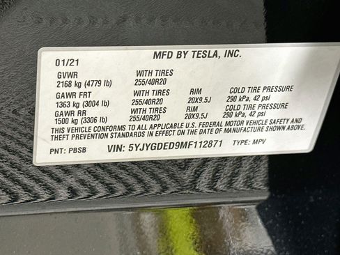Used 2021 Tesla Model Y 2WD image 12