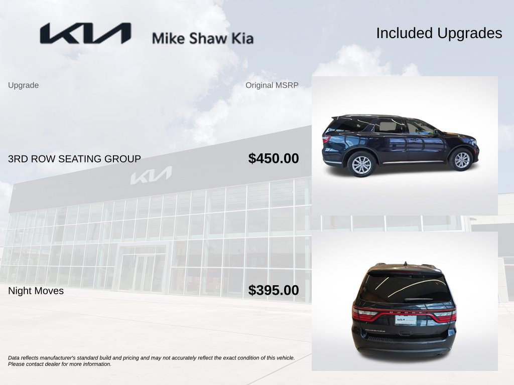 Used 2024 Dodge Durango SXT w/ 3rd Row Seating Group RWD image 6