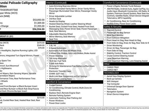 Used 2024 Hyundai Palisade Calligraphy image 1