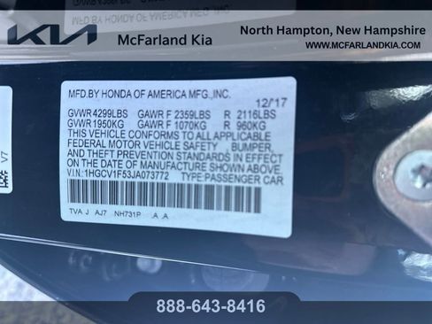 Used 2018 Honda Accord EX-L image 30