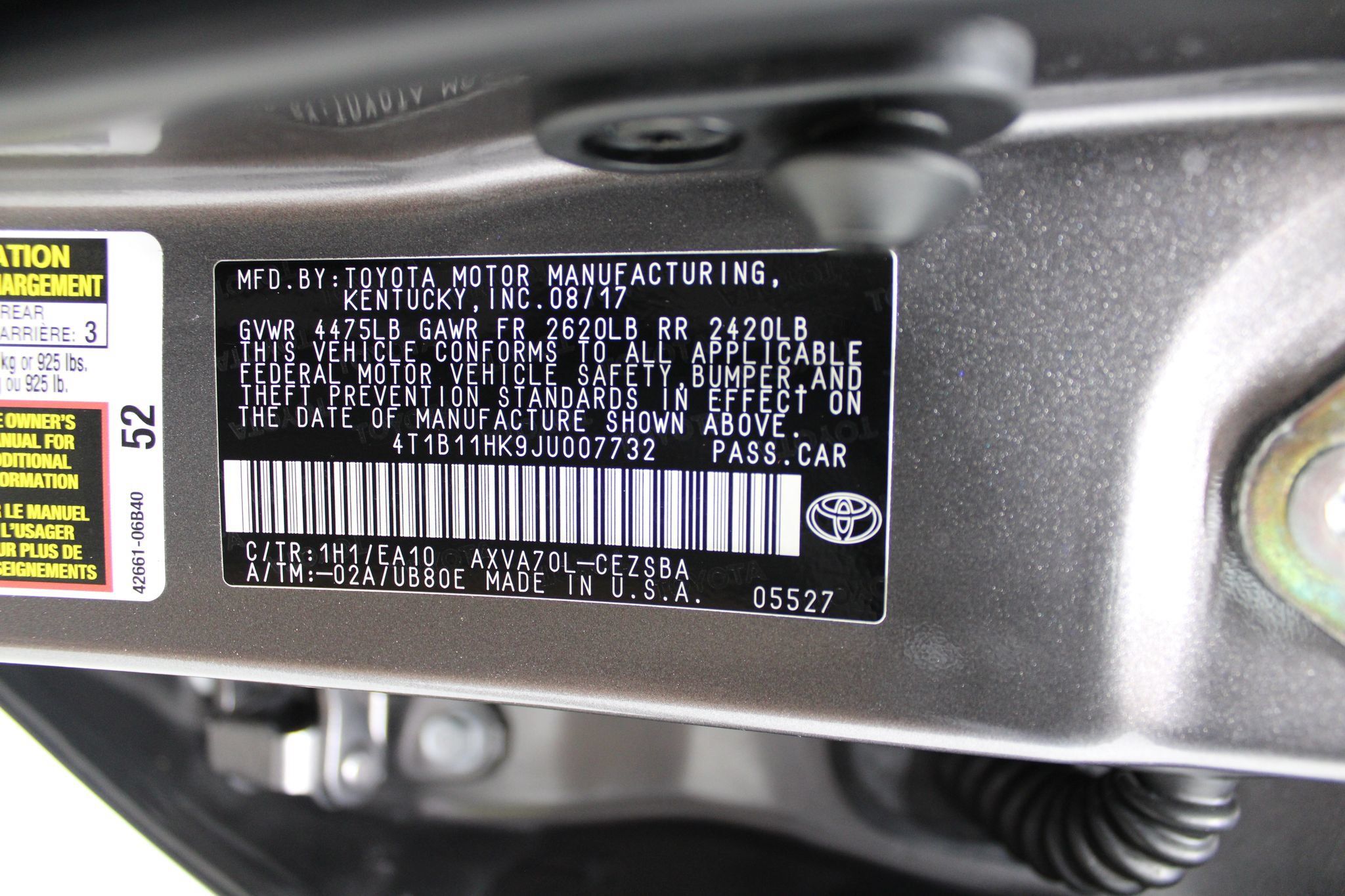 Used 2018 Toyota Camry SE FWD image 42