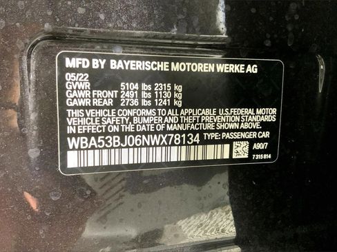 Used 2022 BMW 540i 540i w/ Premium Package image 33