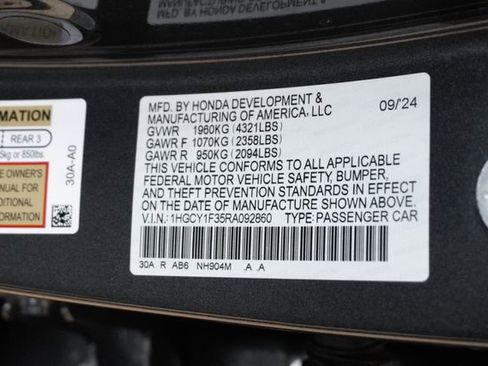 Used 2024 Honda Accord EX image 29