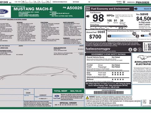 Used 2023 Ford Mustang Mach-E California Route 1 AWD/4WD image 17