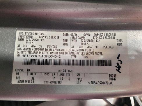 Used 2016 Ford F150 XLT w/ Equipment Group 302A Luxury RWD image 33