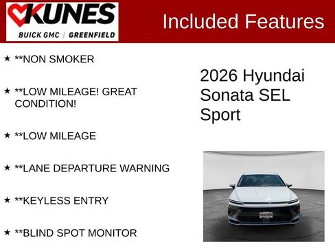 Used 2026 Hyundai Sonata SEL FWD image 3