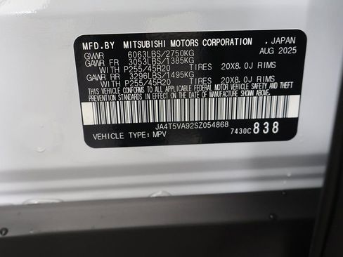 New 2025 Mitsubishi Outlander SE AWD/4WD image 60