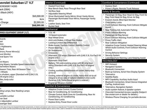 Used 2025 Chevrolet Suburban LT RWD image 6