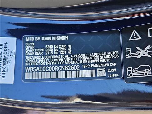 Used 2024 BMW M8 Competition w/ M Carbon Exterior Package AWD/4WD image 23