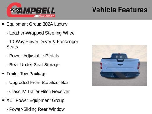 Used 2020 Ford F150 XLT w/ Equipment Group 302A Luxury image 10