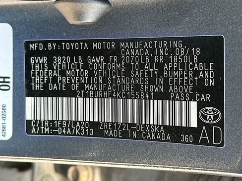 Used 2019 Toyota Corolla XSE FWD image 33