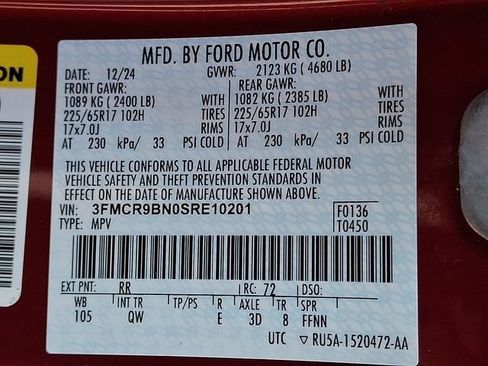 Used 2025 Ford Bronco Sport Big Bend AWD/4WD image 28