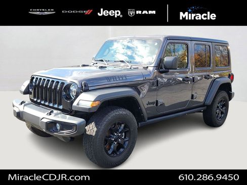 Used 2021 Jeep Wrangler Unlimited Willys image 3