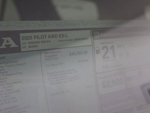 New 2025 Honda Pilot EX-L image 20