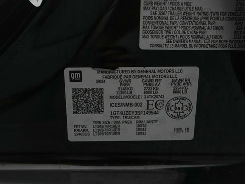 Used 2025 GMC Sierra 2500 AT4X w/ Snow Plow Prep/Camper Package AWD/4WD image 24