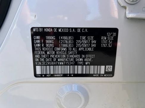Used 2021 Honda HR-V EX-L image 17