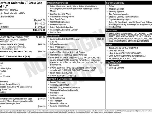 Used 2019 Chevrolet Colorado LT w/ Colorado RST Special Edition image 26