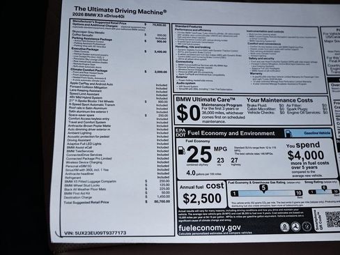 New 2026 BMW X5 xDrive40i w/ Executive Package image 41