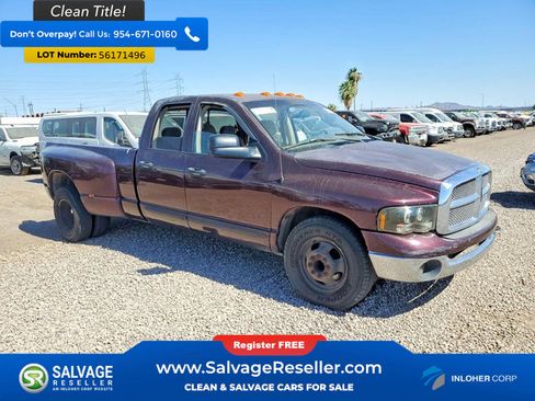 Used 2004 Dodge Ram 3500 Truck SLT w/ Trailer Tow Group RWD image 5