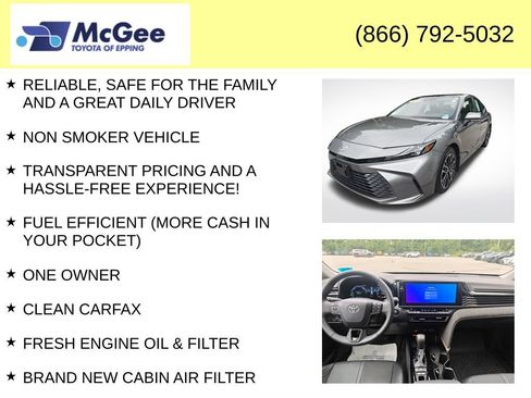 Certified 2025 Toyota Camry XLE AWD/4WD image 4