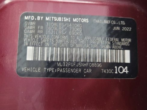 Used 2022 Mitsubishi Mirage G4 ES image 33